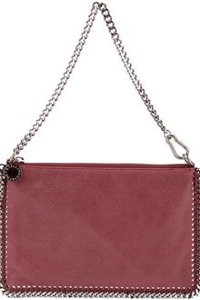 Stella McCartney Chain Trimmed Clutch - Lyst