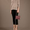 Stella Mccartney Chain Trimmed Clutch in Red (purple) - Lyst