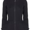 Topshop Ribbed Peplum Jacket in Blue (navy blue) - Lyst