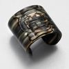 Tory Burch Matteo Logo Cuff Bracelet in Black - Lyst