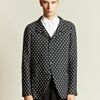 Comme Des Garçons Comme Des Garcons Homme Plus Mens Jacquard Swelled Polka Dot Blazer in Black for Men - Lyst