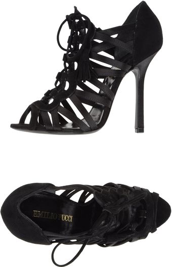 Emilio Pucci High-Heeled Sandals - Lyst