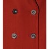 See By Chloé Doublebreasted Herringbone Wool Jacket in Red (rust) - Lyst