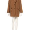 Topshop Mohair Boyfriend Coat in Brown (camel) - Lyst