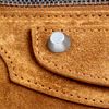Balenciaga Classic Suede Bowling Bag in Brown (tan) - Lyst