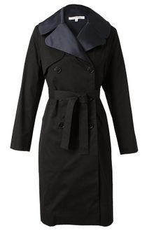Carven Tailored Cotton Trench Coat - Lyst