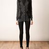 Dolce & Gabbana Cashmere and Lace Cardigan in Gray (black grey) - Lyst