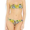 Dolce & Gabbana Printed Underwired Bandeau Bikini in Multicolor (multicolored) - Lyst