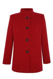 Eastex Funnel Neck Coat - Lyst