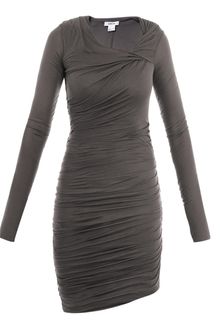 Helmut Lang Slack Jersey Twist Dress - Lyst