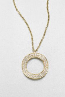 Ippolita 18k Gold Diamond Pendant Necklace - Lyst