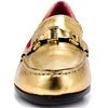 Isaac Mizrahi Cady Leather in Gold - Lyst