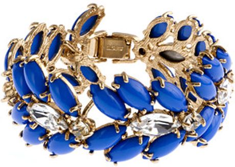 J.crew Marquess Fleur Bracelet in Blue (deep navy) - Lyst