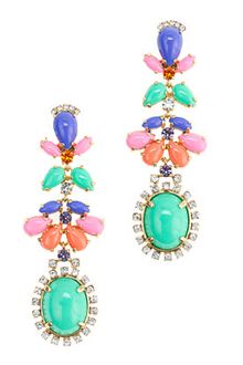 J.Crew Cabochon Fan Earrings - Lyst