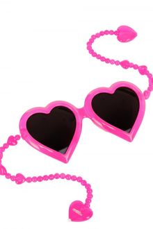 Jeremy Scott Heart Sunglasses - Lyst