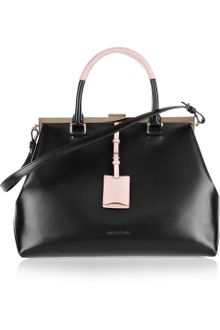 Jil Sander Sporty Madame Leather Tote - Lyst