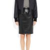 Jil Sander Mail Padded Satin Bomber Jacket in Blue - Lyst