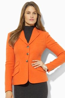 Lauren by Ralph Lauren Wool Hacking Jacket - Lyst