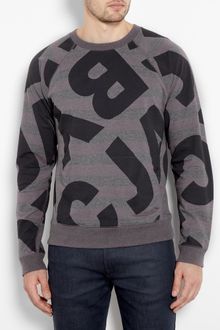 Marc By Marc Jacobs Stripe Marc Sweat Shirt - Lyst