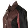 Missoni Color Block Jacket in A Mix Of Shorthaired Pony and Crocodileeffect Embossed Baby Calf and Sheep Leather in Red (bark) - Lyst