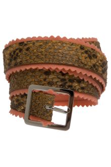 Missoni Snakeskin Belt - Lyst