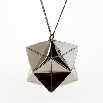 Origami Jewellery Necklace - Lyst