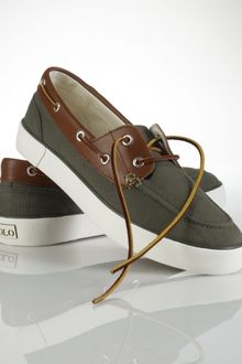 Polo Ralph Lauren Rylander Canvas Boat Shoe - Lyst