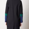 Preen Zora Scuba Wool and Sheep Skin Coat in Black - Lyst