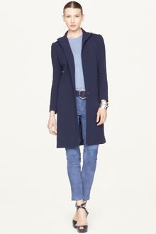 Ralph Lauren Black Label Lorraine Stretch Wool Coat - Lyst