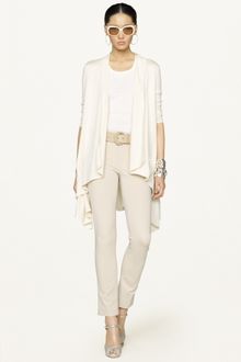 Ralph Lauren Black Label Long Cashmere Silk Cardigan - Lyst