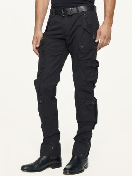 ralph lauren black cargo pants