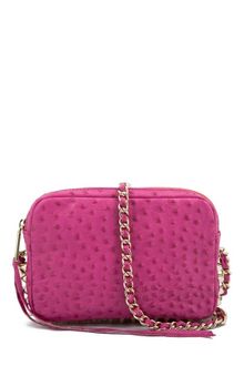 Rebecca Minkoff Ostrich Embossed Flirty - Lyst
