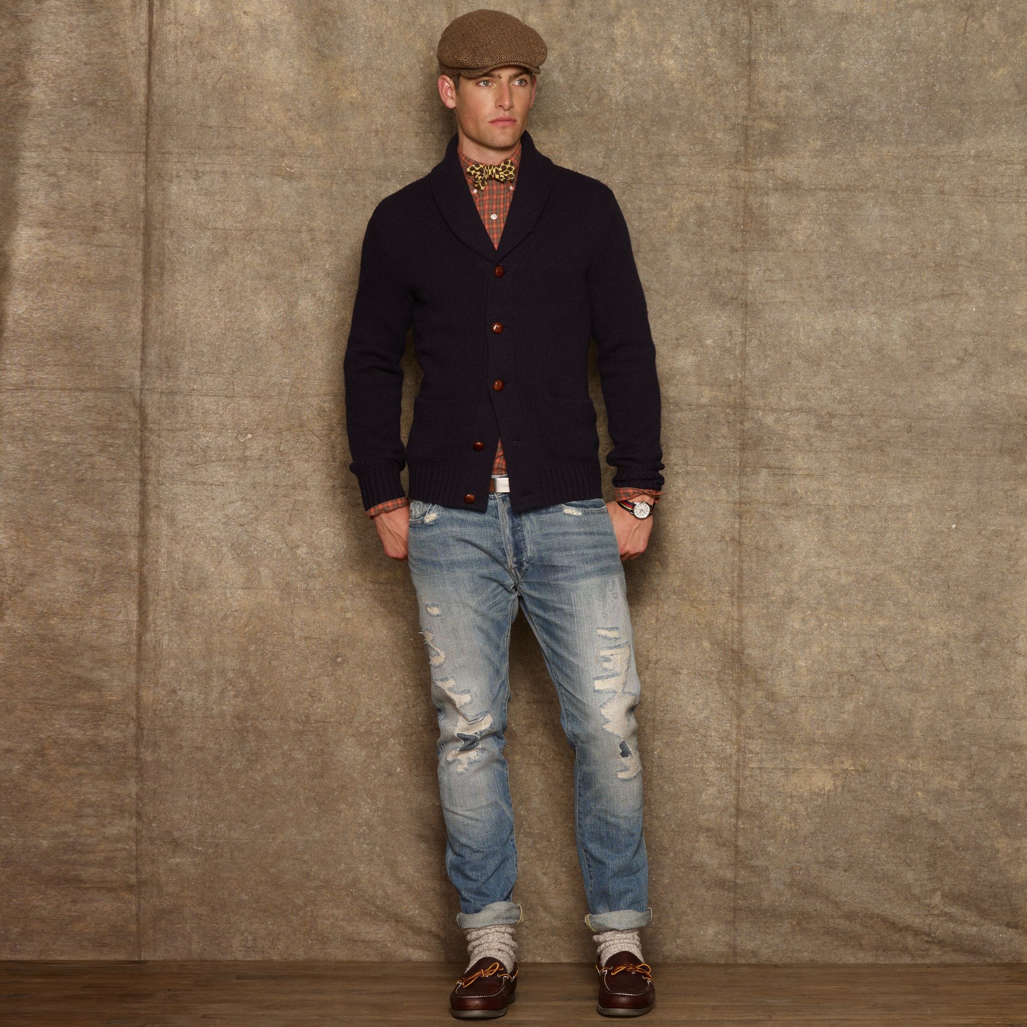 repaired jeans