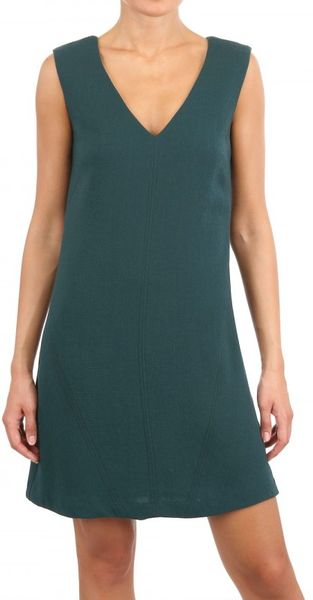 Space Double Layered Crepe Dress - Lyst