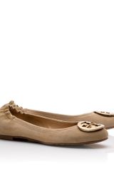 Tory Burch Suede Reva Ballet Flat