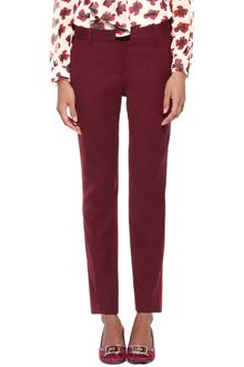 Tory Burch Celeste Wool Twill Pant - Lyst
