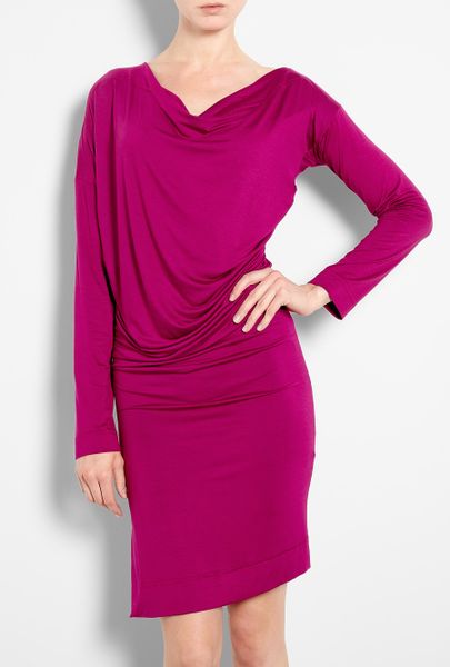 Vivienne Westwood Anglomania New Drape Dress in Purple - Lyst