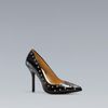 Zara Studded Court Shoe in Black - Lyst