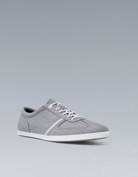 Zara Plimsoll with Band in Gray for Men (grey)