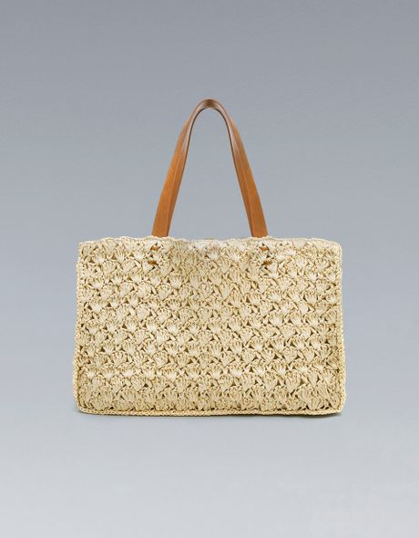 zara straw handbags