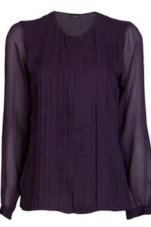 Akris Pleated Blouse - Lyst
