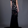 Alexander Mcqueen Lace Panel Evening Dress in Black - Lyst