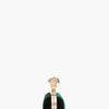 Alexander Mcqueen Green Velvet Skull Knuckle Box Clutch in Green - Lyst