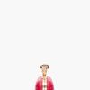 Alexander Mcqueen Red Leather Studded Skull Knuckle Box Clutch in Red - Lyst