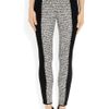 Alexander Wang Wool Blend and Rubberized Tweed Leggings Style Pants in Black - Lyst