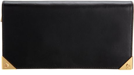 Alexander Wang Prisma Long Compact Wallet in Black (gold) - Lyst