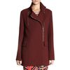 Balenciaga Officer Coat in Red (chocolate) - Lyst