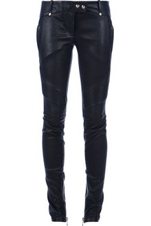Balmain Lambskin Trouser - Lyst
