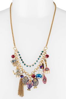Betsey Johnson  'Morocco Adventure' Frontal Necklace - Lyst