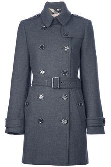 Burberry Brit Trench Coat - Lyst